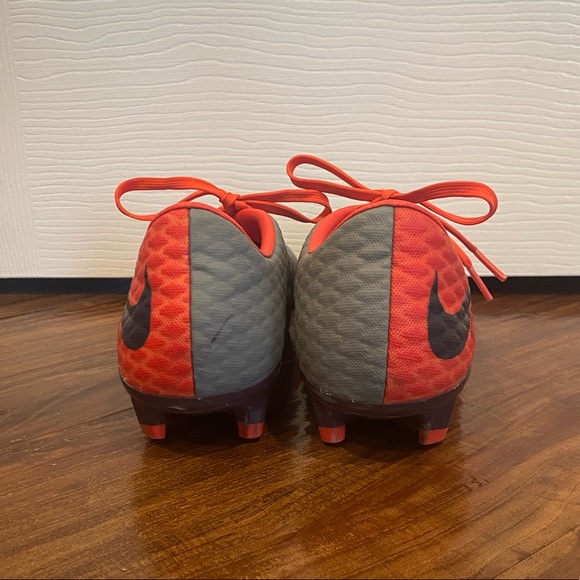 Orange and Grey Nike Outdoor Soccer Shoes - Picture 2 of 5